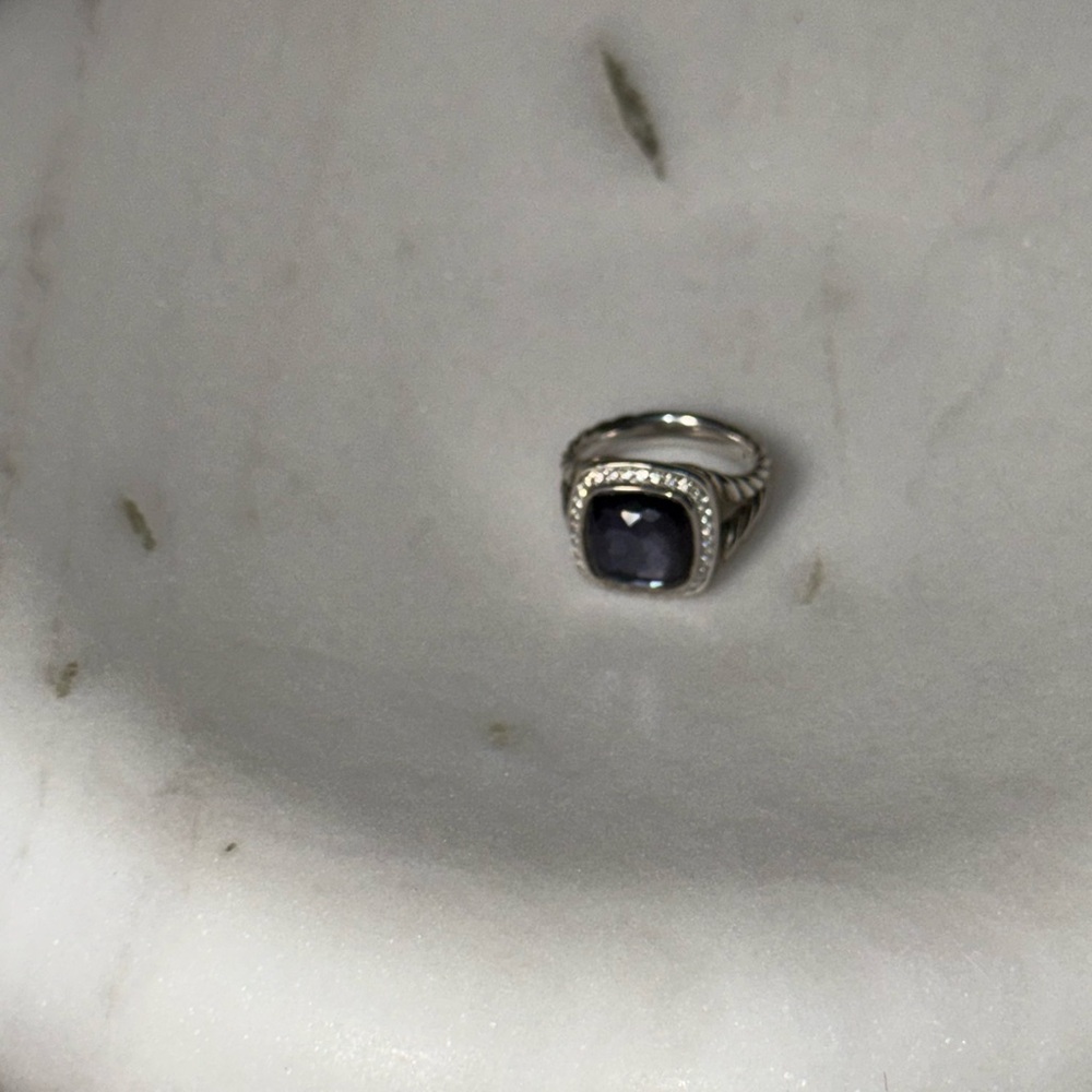 David Yurman Albion 11mm ring BLACK ORCHID - Picture 3 of 8